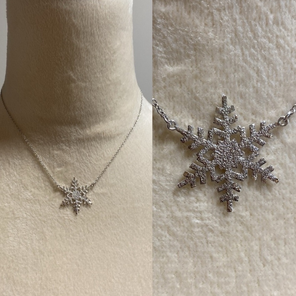 BAB Sterling Snowflake Necklace